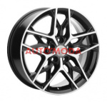 5/114,3/7x17 Khomen Wheels 67,1/50 KHW1709 F-Silver