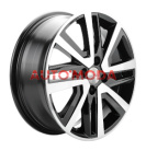 4/100/6x16 Khomen Wheels 54,1/46 KHW1609 Black-FP