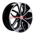 5/114,3/7x17 Khomen Wheels 60,1/45 KHW1703 Gray-FP