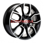 5/112/7x17 Khomen Wheels 57,1/45 KHW1713 F-Silver