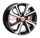 4/100/6x15 Khomen Wheels 60,1/40 KHW1501 Black-FP