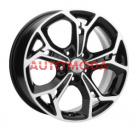 5/114,3/7x17 Khomen Wheels 66,1/40 KHW1702 F-Silver