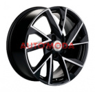 5/114,3/7x17 Khomen Wheels 66,1/40 KHW1714 Black-FP