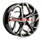 5/114,3/7x17 Khomen Wheels 67,1/48,5 KHW1716 Black-FP