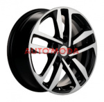 5/108/6,5x16 Khomen Wheels 63,35/50 KHW1612 Black-FP