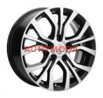 5/114,3/6,5x16 Khomen Wheels 67,1/38 KHW1608 Black-FP