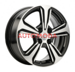 4/100/6x15 Khomen Wheels 54,1/48 KHW1502 F-Silver