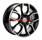 5/114,3/7x17 Khomen Wheels 67,1/51 KHW1713 F-Silver-FP