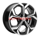 5/114,3/6,5x16 Khomen Wheels 60,1/45 KHW1606 F-Silver