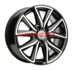 5/114,3/7x17 Khomen Wheels 67,1/50 KHW1706 Black-FP
