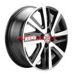 4/100/6x16 Khomen Wheels 60,1/50 KHW1609 F-Silver